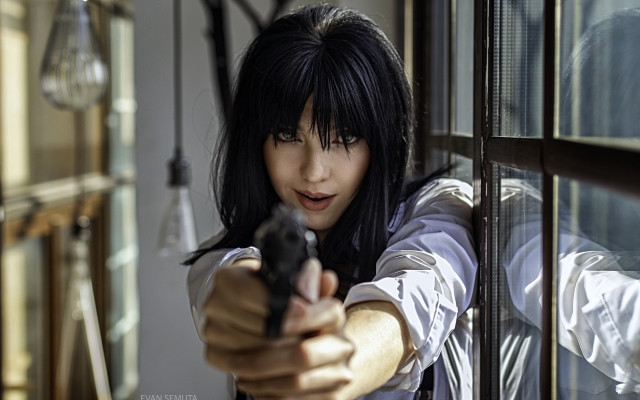 Aramenta dianthe vail cosplay aiming free wallpaper - medium preview image