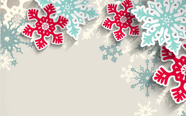 Snowflake border folk art doujin free wallpaper - medium preview image