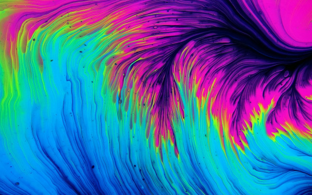 Colorful vibrant swirl center dots free wallpaper - medium preview image