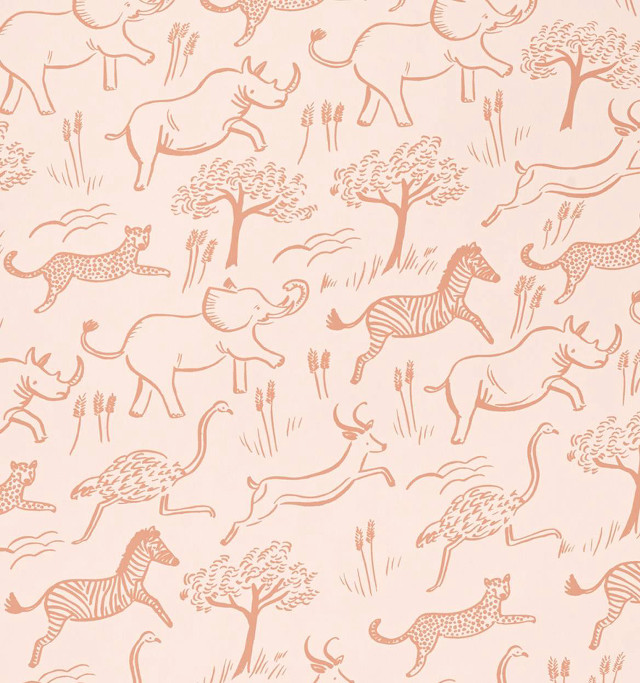 Animals trees pattern wallpaper design free wallpaper - medium preview image