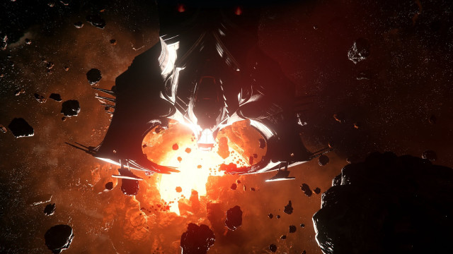 Space station rocket debris star free wallpaper - medium preview image