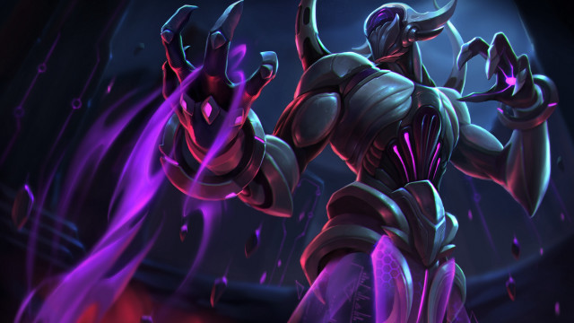 Demonic purple armor claws glowing free wallpaper - medium preview image