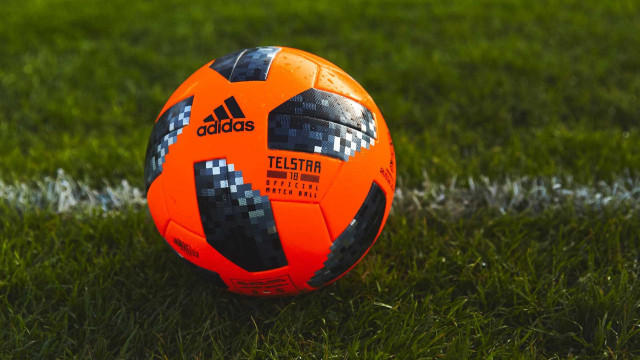 Soccer ball green field white #2 free wallpaper - medium preview image