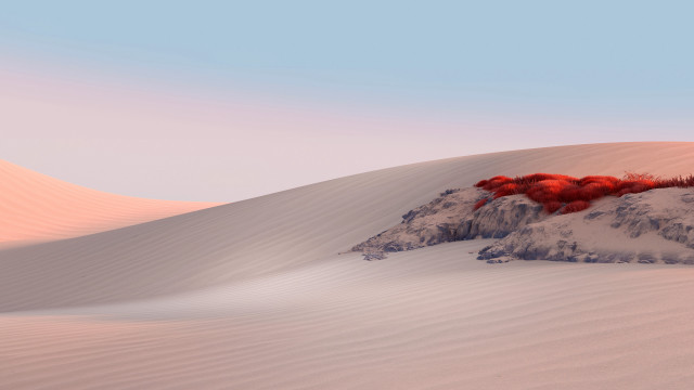 Red substance mountain desert sky free wallpaper - medium preview image