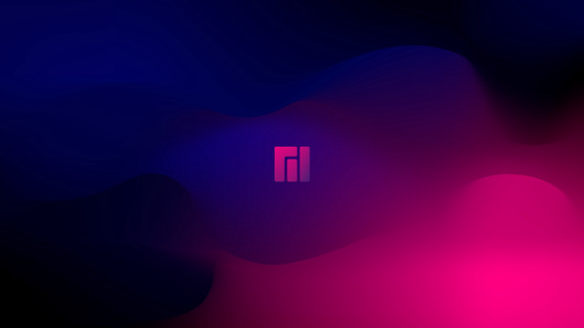 Purple pink minimalist moon cloud free wallpaper - medium preview image
