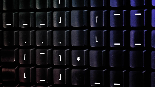 Close up keyboard white letters free wallpaper - medium preview image