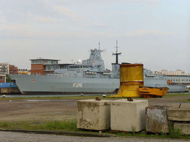 Large ship docked harbor concrete free wallpaper - medium preview image