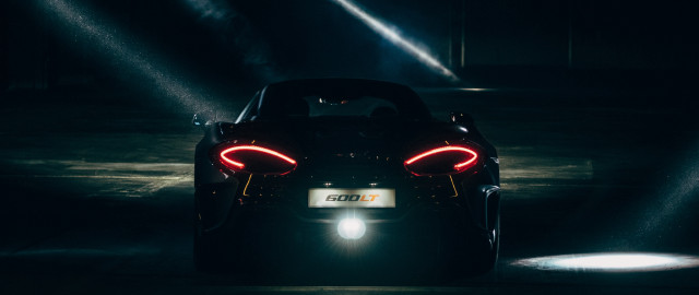 Car lights dark spotlight back free wallpaper - medium preview image