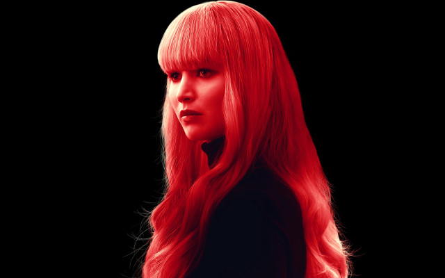 Red hair serious woman poster free wallpaper - medium preview image