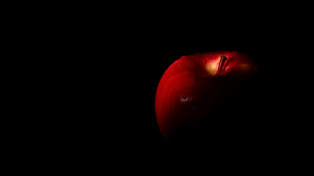 Red apple bite caravaggio space free wallpaper - medium preview image