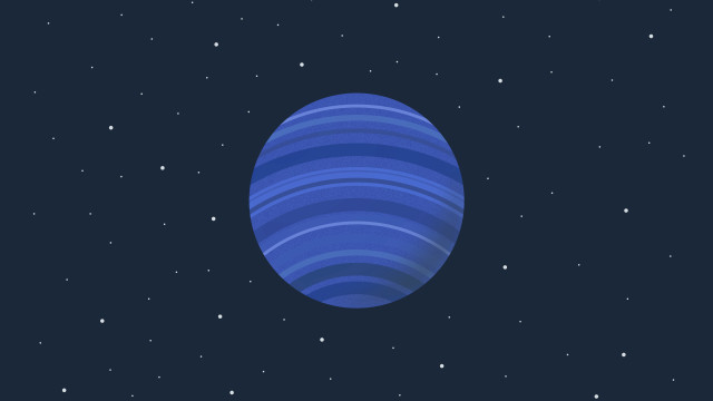Blue ball night sky stars free wallpaper - medium preview image