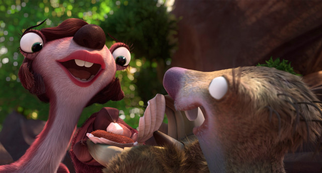 Cartoon dog toothbrush iceage forest free wallpaper - medium preview image