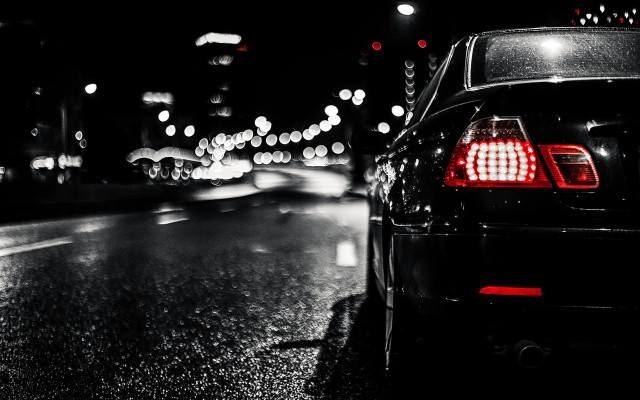 Car night aurora planet moon free wallpaper - medium preview image