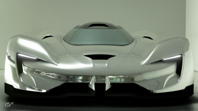 Futuristic car white room black free wallpaper - medium preview image