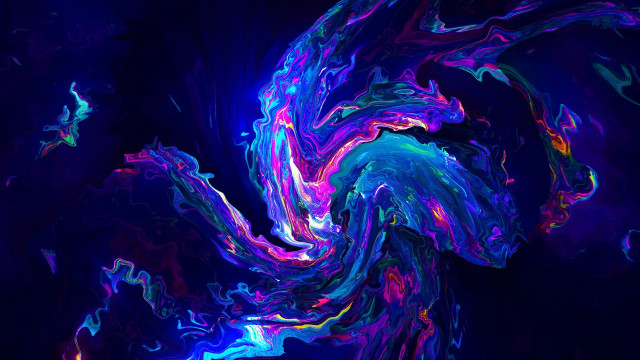Colorful abstract blue purple swirl free wallpaper - medium preview image