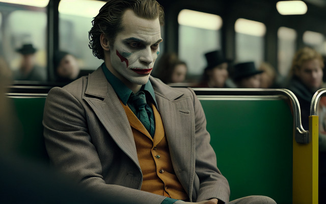 Joker man bus formal old free wallpaper - medium preview image