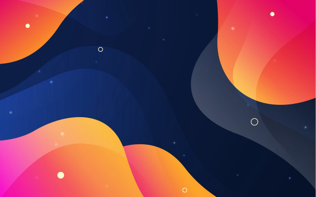 Colorful wave dots background constellation free wallpaper - medium preview image