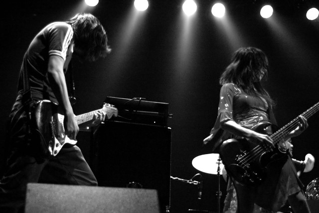 Man woman guitar concert stage free wallpaper - medium preview image