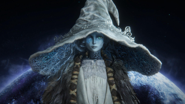 Woman wizard hat dress planet free wallpaper - medium preview image