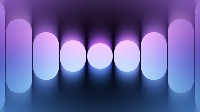Purple blue ambient occlusion geometric free wallpaper - medium preview image