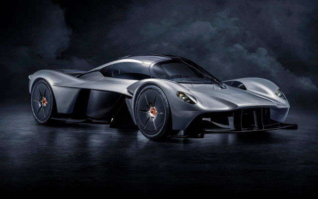 Silver sports car smoke dark free wallpaper - medium preview image