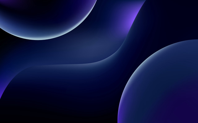 Blue curve black white circle free wallpaper - medium preview image