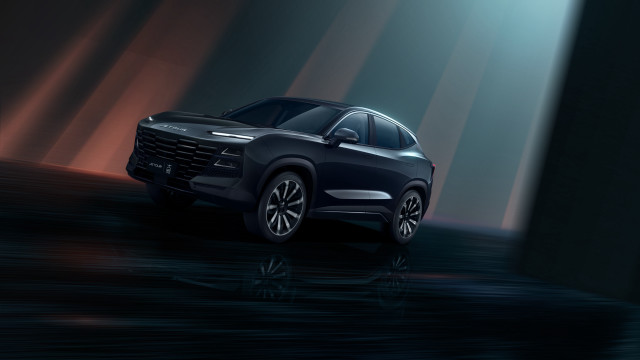 Black suv dark room side free wallpaper - medium preview image