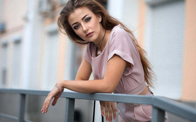 Elina karimova portrait asian bokeh free wallpaper - medium preview image