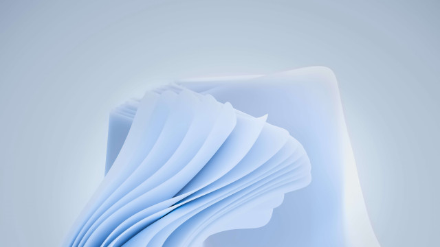 Blue abstract curved paper background free wallpaper - medium preview image