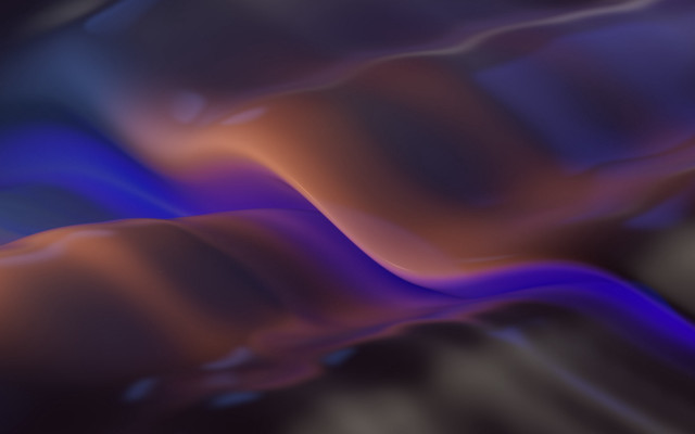 Blurry blue orange wave abstract free wallpaper - medium preview image