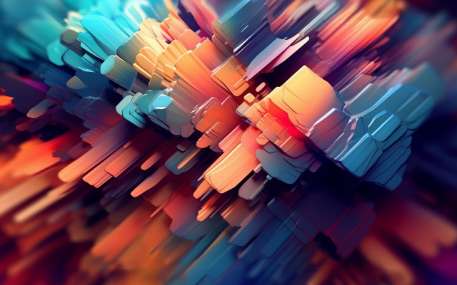 Colorful abstract lines shapes androidjones free wallpaper - medium preview image