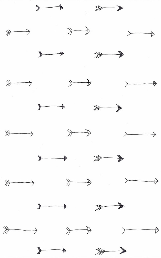 Arrows pointing different directions drawing free wallpaper - medium preview image