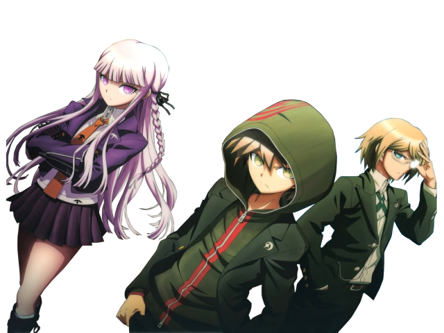Anime characters long hair group #5 free wallpaper - medium preview image