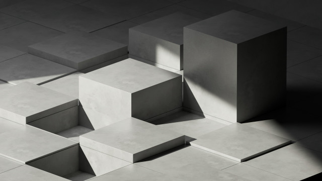 Concrete shadow light raytracing davidchipperfield free wallpaper - medium preview image