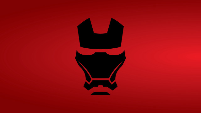 Helmet silhouette red background robot free wallpaper - medium preview image