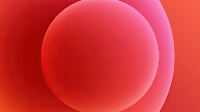 Red pink background circles full free wallpaper - medium preview image