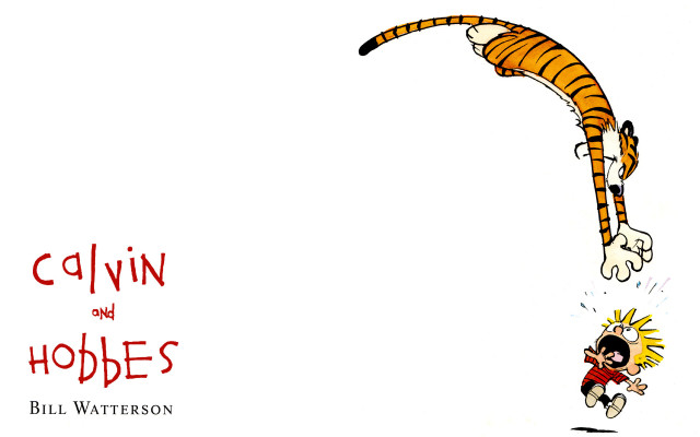 Cartoon tiger falling off cliff free wallpaper - medium preview image