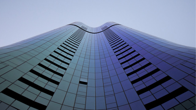 Tall building sky background windows free wallpaper - medium preview image