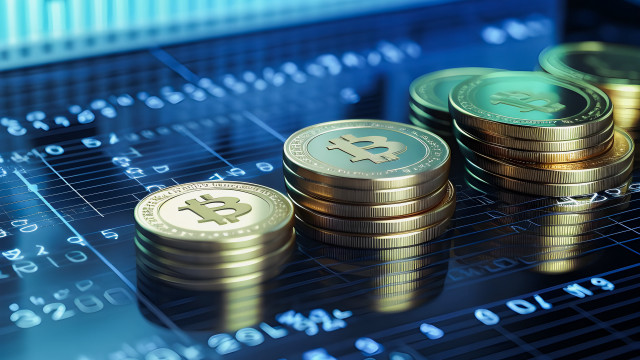 Coins calculator bargraph futurism stockphoto free wallpaper - medium preview image