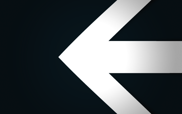 White arrow left black background free wallpaper - medium preview image