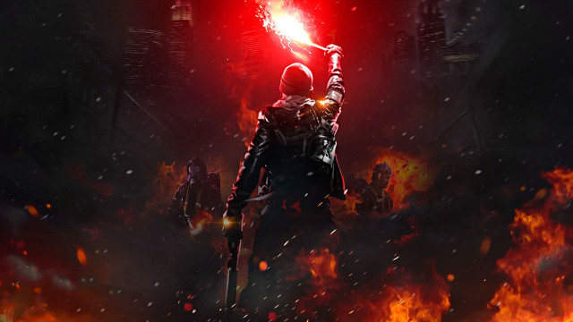 Fire sword battle ember dusk free wallpaper - medium preview image