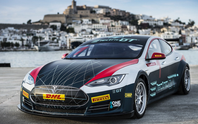 Car stripes water city panfuture free wallpaper - medium preview image