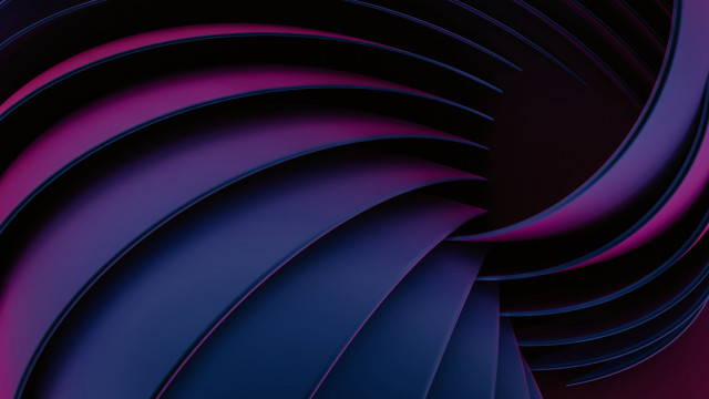 Purple blue abstract curves center free wallpaper - medium preview image