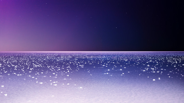 Purple blue starry night milkyway free wallpaper - medium preview image