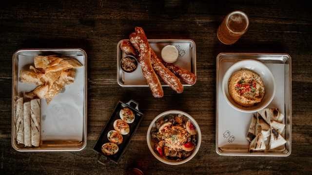 Food table snacks drinks ramen free wallpaper - medium preview image