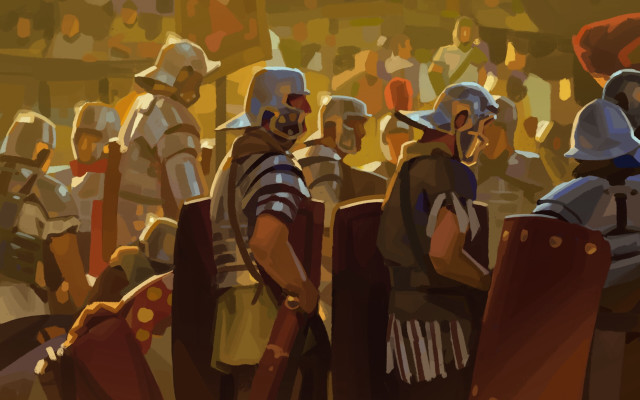 Roman armor group crowd antipodeans free wallpaper - medium preview image