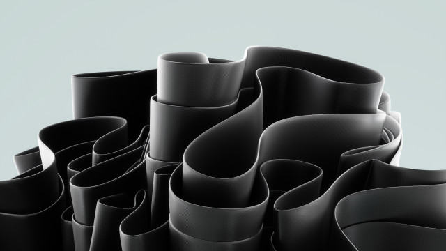 Black pipes ambient occlusion generative free wallpaper - medium preview image