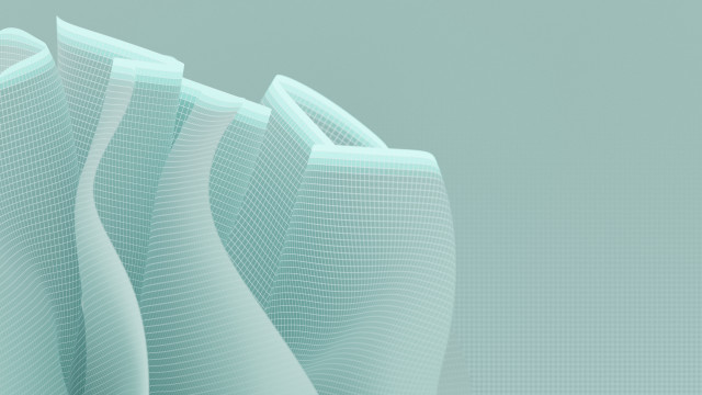 Blue abstract wavy gradient halftone free wallpaper - medium preview image