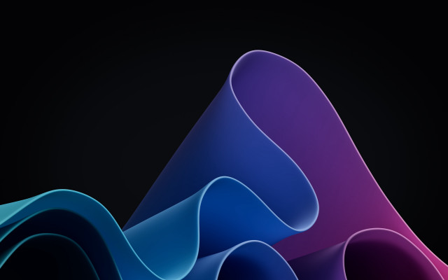 Colorful abstract background curved blue free wallpaper - medium preview image