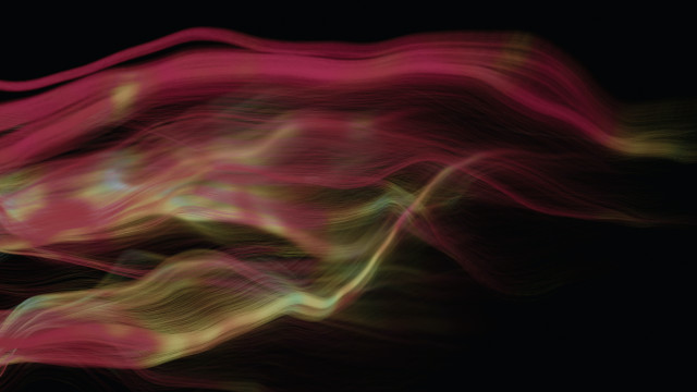 Blurry pink yellow object black free wallpaper - medium preview image